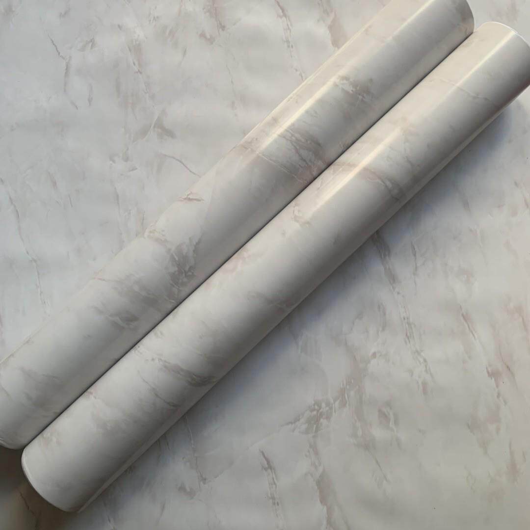 加厚云大理石纹展柜装饰贴膜防水厨房灶台翻新贴纸PVC自粘墙纸壁