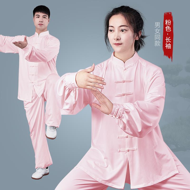 正品武士龙女子太极服新武型术表演服式练习服乳丝短袖男子春夏极图片