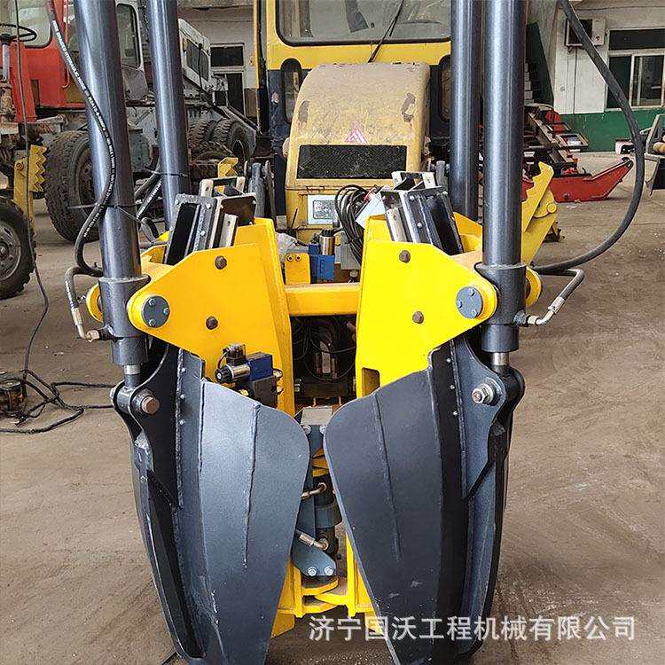 农用林木铲片挖树机 四瓣六瓣液压挖树机 滑移机起树机型号