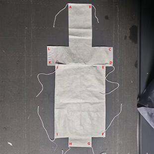 防尘防静电耐磨双向收拉式 防掉渣机器人防护服方案防水制作