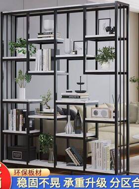 客厅隔pxx57T7H置物架示落地花盆架断简约书架创意花架阳台客厅博