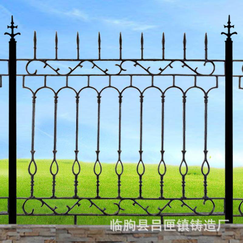 铸铁护栏 户外小区别墅庭院铸铁围栏栅栏 学校厂房围墙护栏