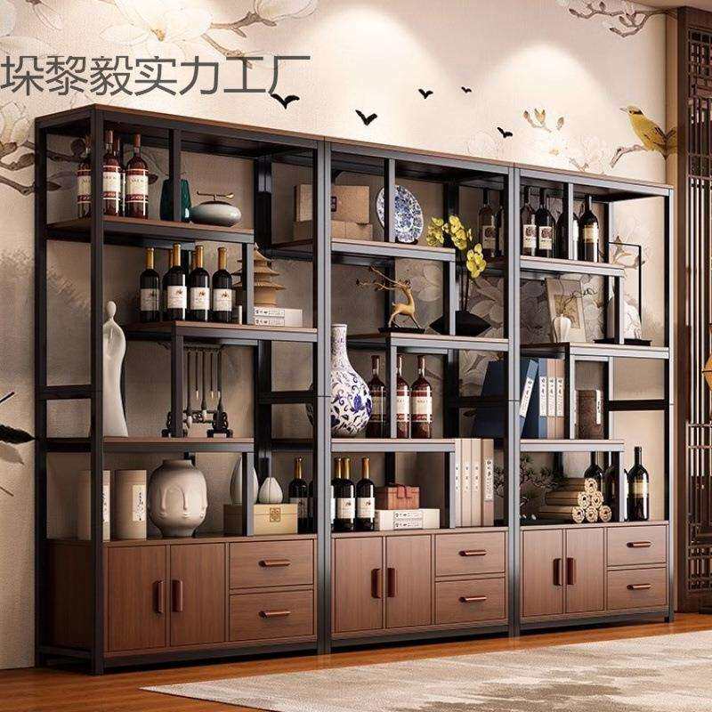 酒架酒柜置物架博古架屏风办公室隔断柜客厅隔断餐厅酒架子小户型