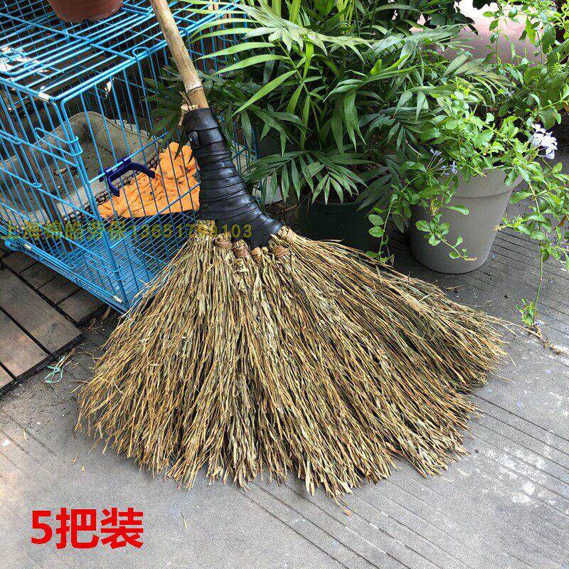 加大手工竹柄大扫把环卫竹丝扫把橡皮扫帚学校庭院工地扫把竹柄扫