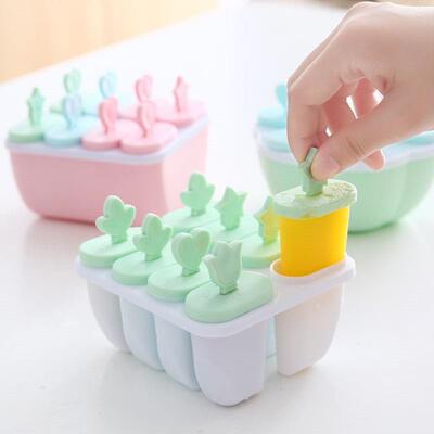 DIY Square Ice Cube Popsicle Mold for Making Ice Pops, Ice C