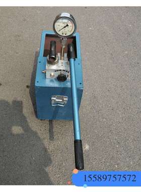 手动加厚试压泵SYB双缸手动打压泵手压式试压机大压力测压泵