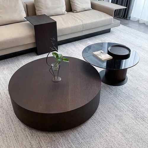 YSPPSY-C907茶几轻奢岩板边几角几客厅小茶几大理石小圆桌沙发小