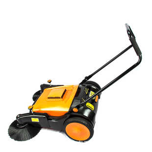 批发手推式扫地机无动力手动吸尘车清扫机工厂车间物业树叶扫地车