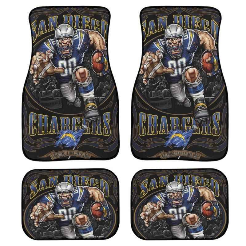 地NFL球队217创意LGO汽车前后排脚套SU垫V卡车橡胶毯O垫来图