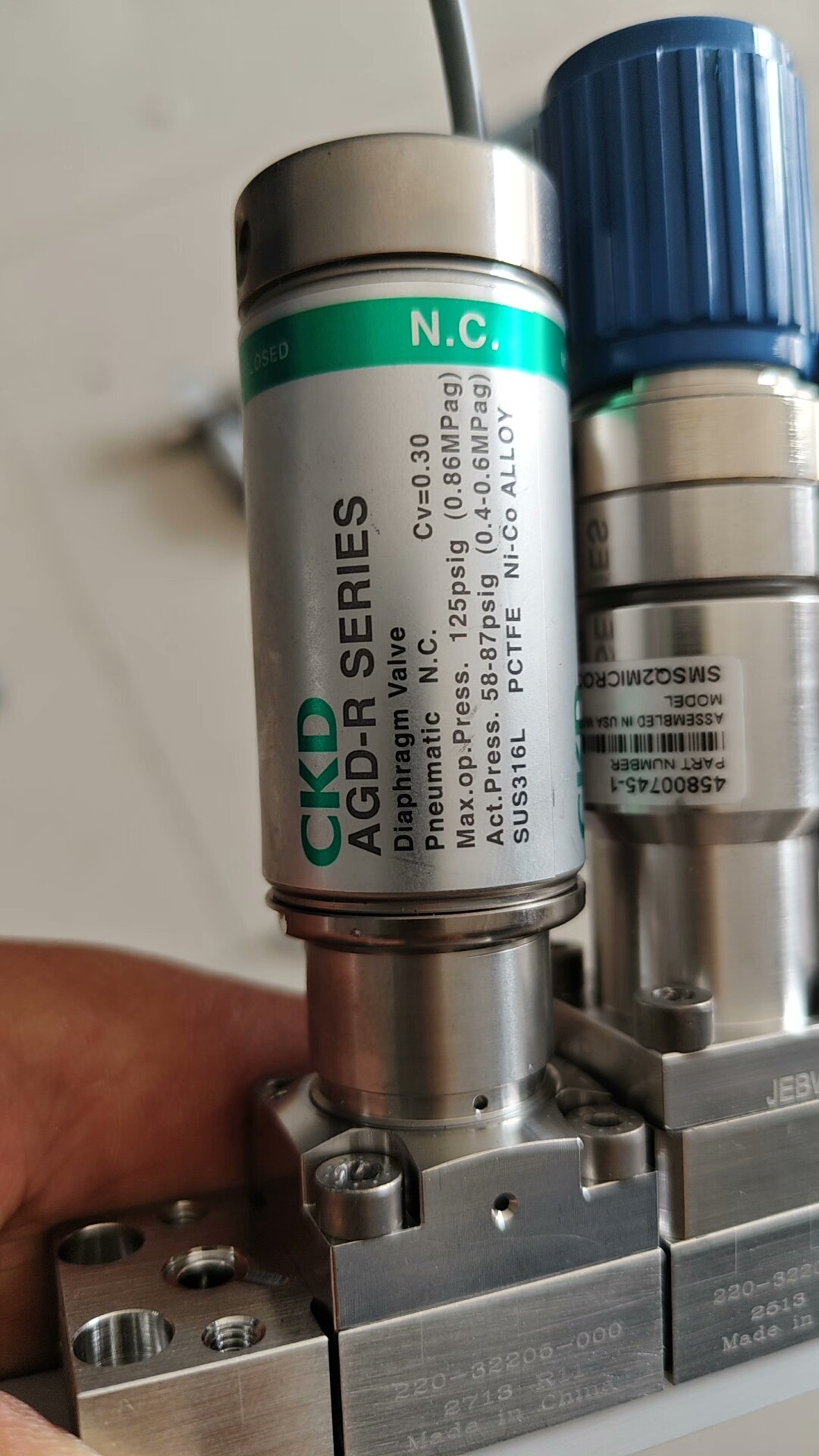 日本CKD AGD-R系列气动隔膜阀，型号MAGD-11R-