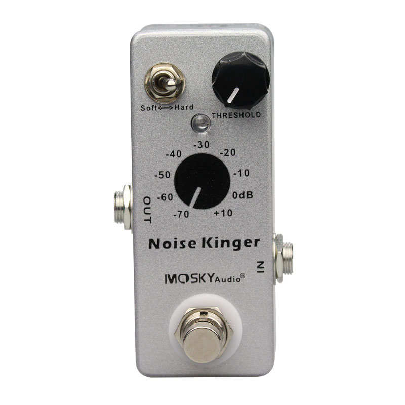 MOSKYaudio Noise Kinger 降噪单块效果器 噪声门 电吉他失真搭档