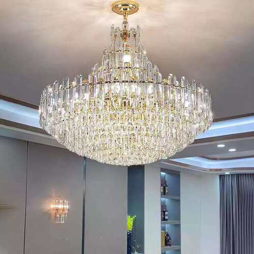 客厅水晶吊灯新款轻奢大别墅家用大气欧式高档餐厅灯房间大厅主灯