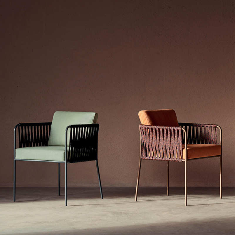 户外桌椅休闲庭院网红民宿西餐厅咖啡厅藤编露天餐吧椅花园家具