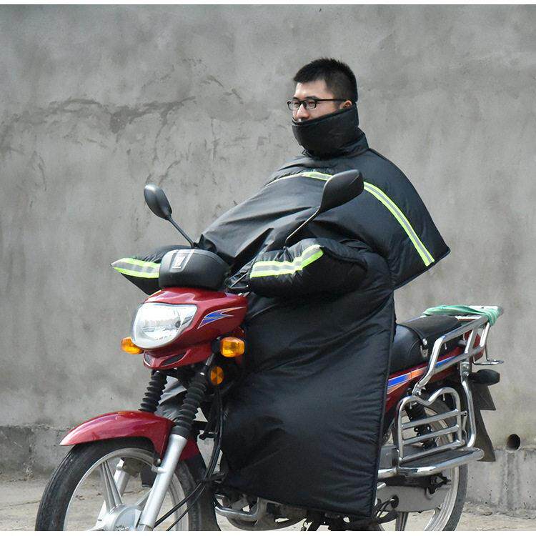 新款摩托车挡风被冬季男跨骑弯梁加绒加厚加大加厚125摩托车挡风