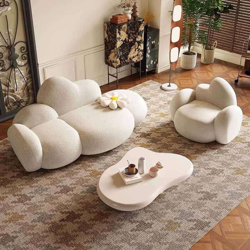 网红沙发年轻人小户型云朵沙发双人美甲店沙发美容院接待休息区,住宅家具,布艺沙发,淘宝优惠券,粉丝福利购,淘宝优惠卷