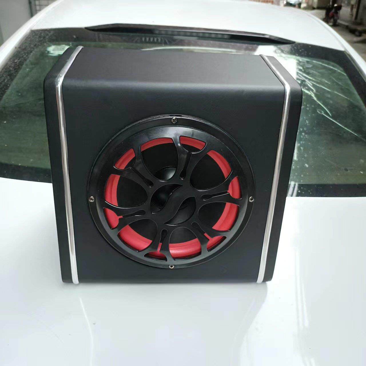 8寸梯形汽车车载低音喇叭超重低音车载改装有源家用车用蓝牙音响