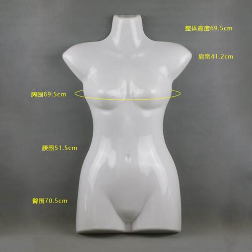 服装店模特道具泳衣半身模特架汉服展示架塑料模特片内衣挂板衣架