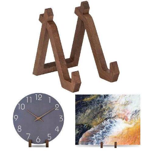 Wooden Kitchen Counter Item Display Rack Multifunctional