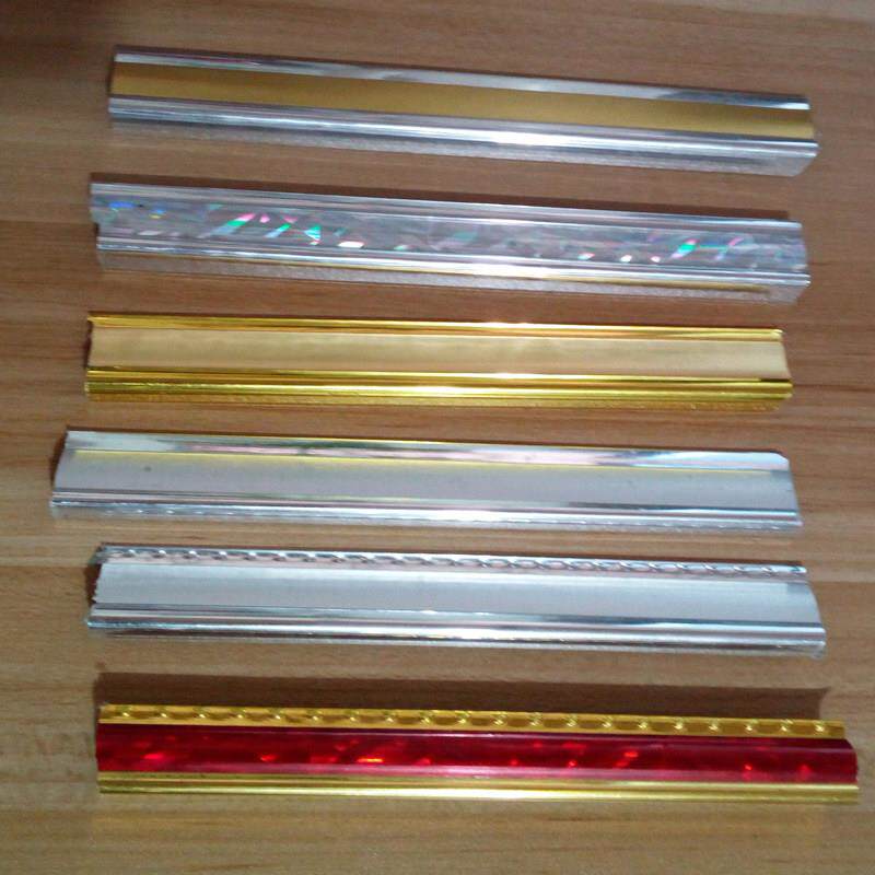彷红木纹pvc塑料包边条广告kt板展板包边相框装饰5mm广告边框材料