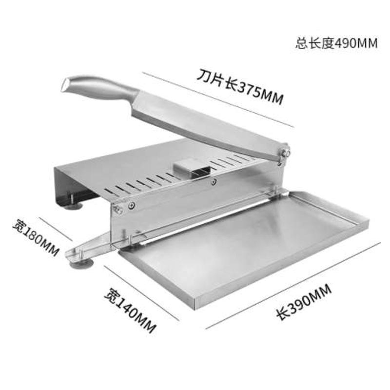 可调节切中药材铡刀切片机家用人参桑黄鹿茸灵芝参片神器小型闸刀