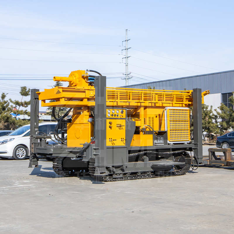 800米气动钻井机履带式水气两用钻机深层岩石打井设备气动打井机