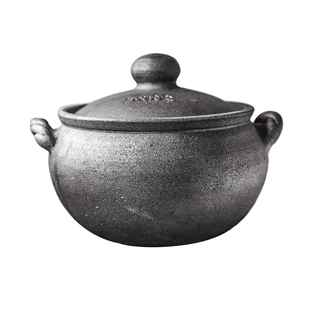 荥经土砂锅炖锅陶瓷煲汤家用燃气老式传统无釉黑陶炖汤熬粥煮肉