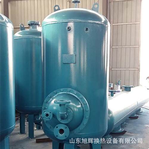 太阳能导流型容积式换热器太阳能水水容积式浮动盘管换热器