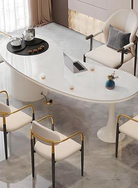 组轻岩奢板泡茶台GTT小户型阳茶台泡桌椅合家用客厅泡茶几烧水壶