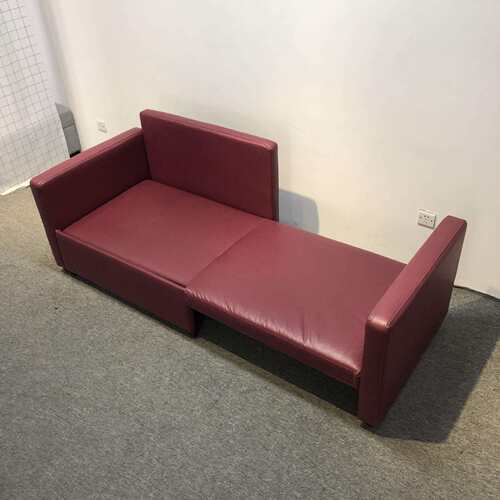 酒店客厅卧室科技绒布沙发床可拆洗 单人位沙发床抽拉折叠两用