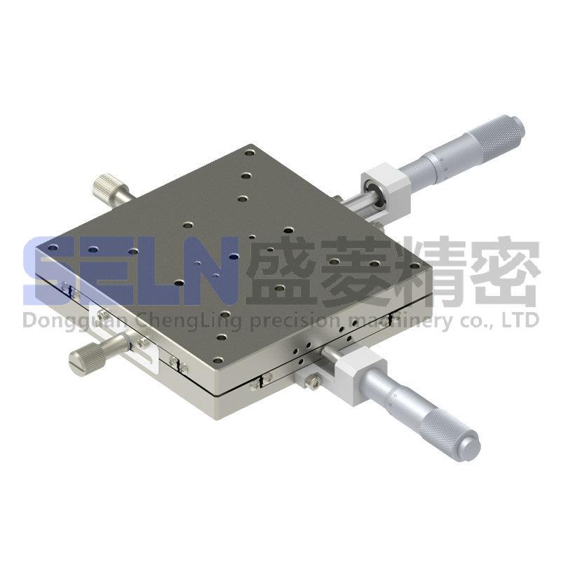 精密XY直线滚珠超薄型LBY100-CB/LB/RB手动位移平台XYSSG100-A/CR