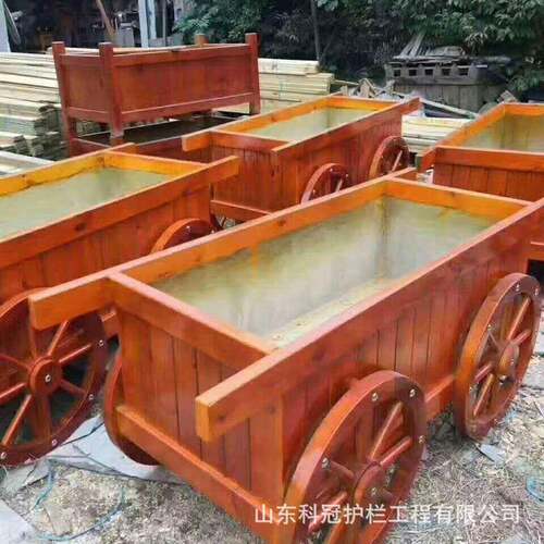 实木花箱简约方形组合花槽广场景观花盆道路商场隔离围栏装饰箱