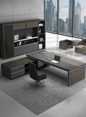 总办公桌椅现代家简约高裁档老办公桌椅板83079总经理办公具