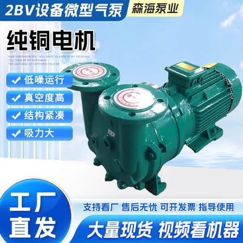 工厂直发2BV水环式真空泵工业铸铁高真空大吸力水循环泵支持验厂