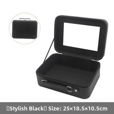 Women Professional Suitcase Makeup Box Make Up Cosmetic Bag