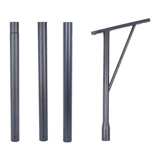 分体路灯杆3-6m户外立杆拼接套接组合路灯杆庭院太阳能灯灯柱配件