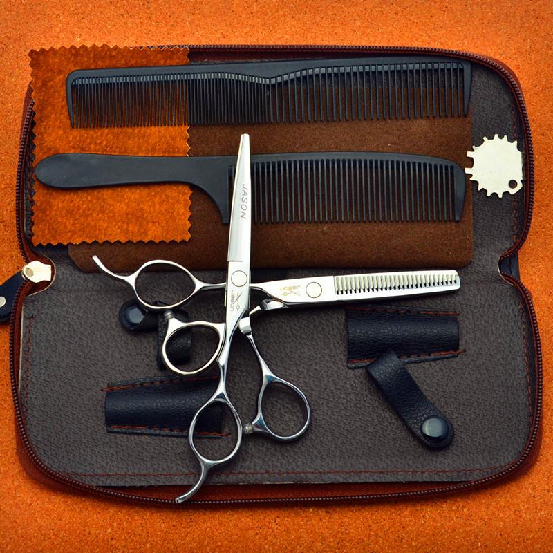 JASON左手美发剪刀平剪无痕打薄牙剪刘海左撇子理发剪刀发廊专用