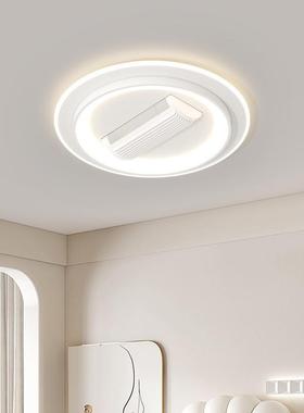 间卧室t取暖吸顶白色护眼风扇灯智能摇头家FKZ用大力静风音电房扇