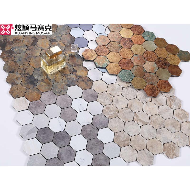 六边马赛克自粘防潮电视背景墙壁纸墙贴客厅墙纸贴画卧室装饰贴纸图片