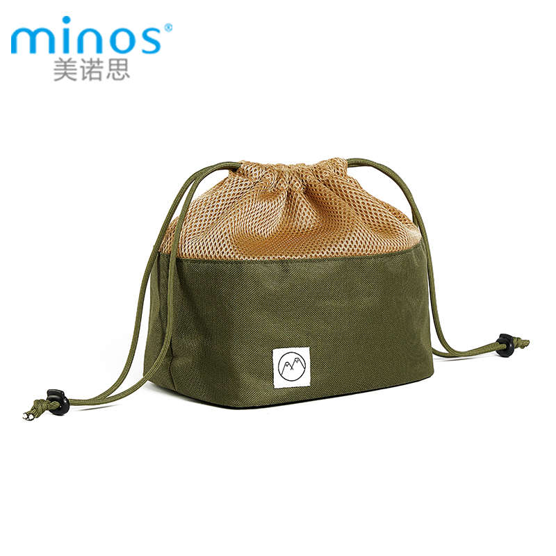 美诺思minos 户外收纳袋咖啡器具收纳包旅行收纳袋抽绳束口洗漱包