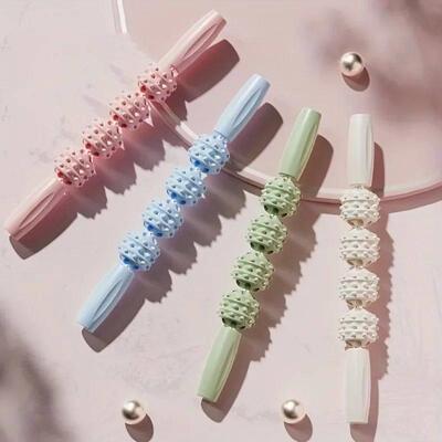 1pc Roller Ball Muscles Massage Stick Relaxation Yoga Fitnes