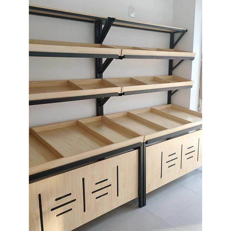 水果店铺超市水果货架展示架水果蔬菜货架生鲜水果店货架多层商用