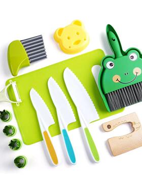 Montessori Kitchen Tools-13pcs Toddler Toys Kids Cooking set