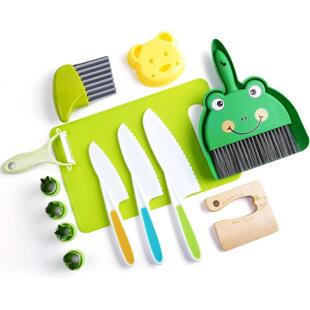 Montessori Kitchen Tools-13pcs Toddler Toys Kids Cooking set