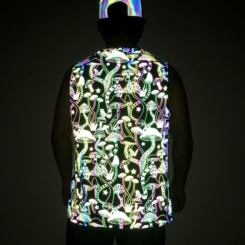 leisure reflective sports vest outdoor waistcoat breathable