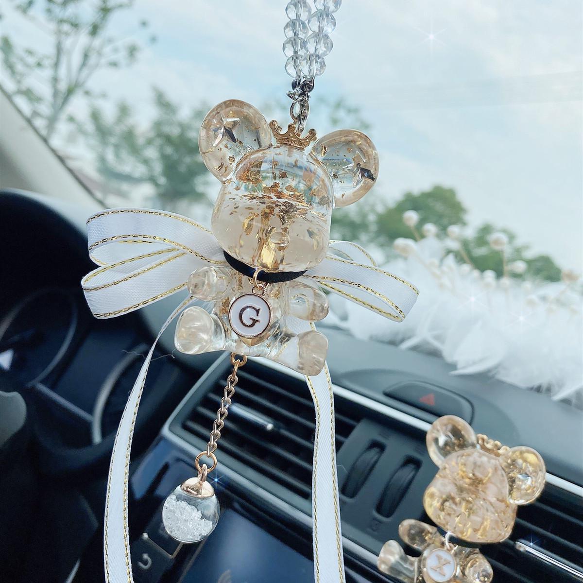 汽车挂件车内吊饰2024新款后视镜吊坠高档创意网红女神车内装饰品