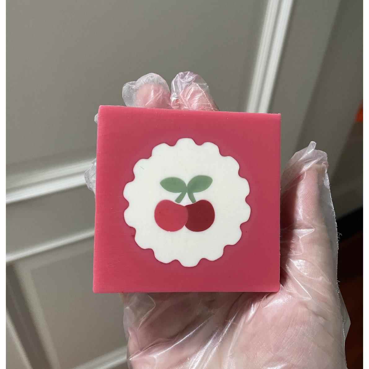 挤皂板-樱桃车厘子造型挤皂器配件-心素soap-冷制手工皂工具模具