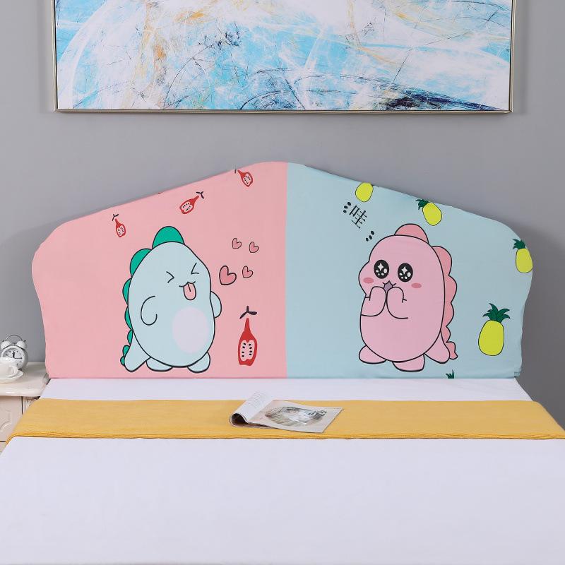 床头套罩2024新款欧式公主风通用非万能弧形凹凸卡通儿童软包异形