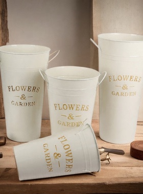 装饰铁皮花店鲜花干花装饰摆件