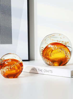 北欧ins星空气泡玻璃球摆件样板间儿童房电视柜家居创意饰品摆设