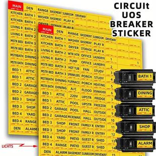 Electrical Colorful Bestselling Circ Panel Labels Box Amazon